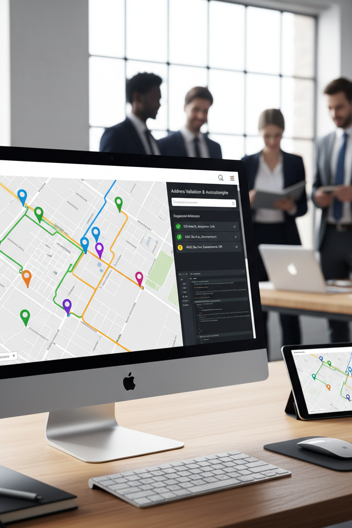 Network area and network owner per customer address